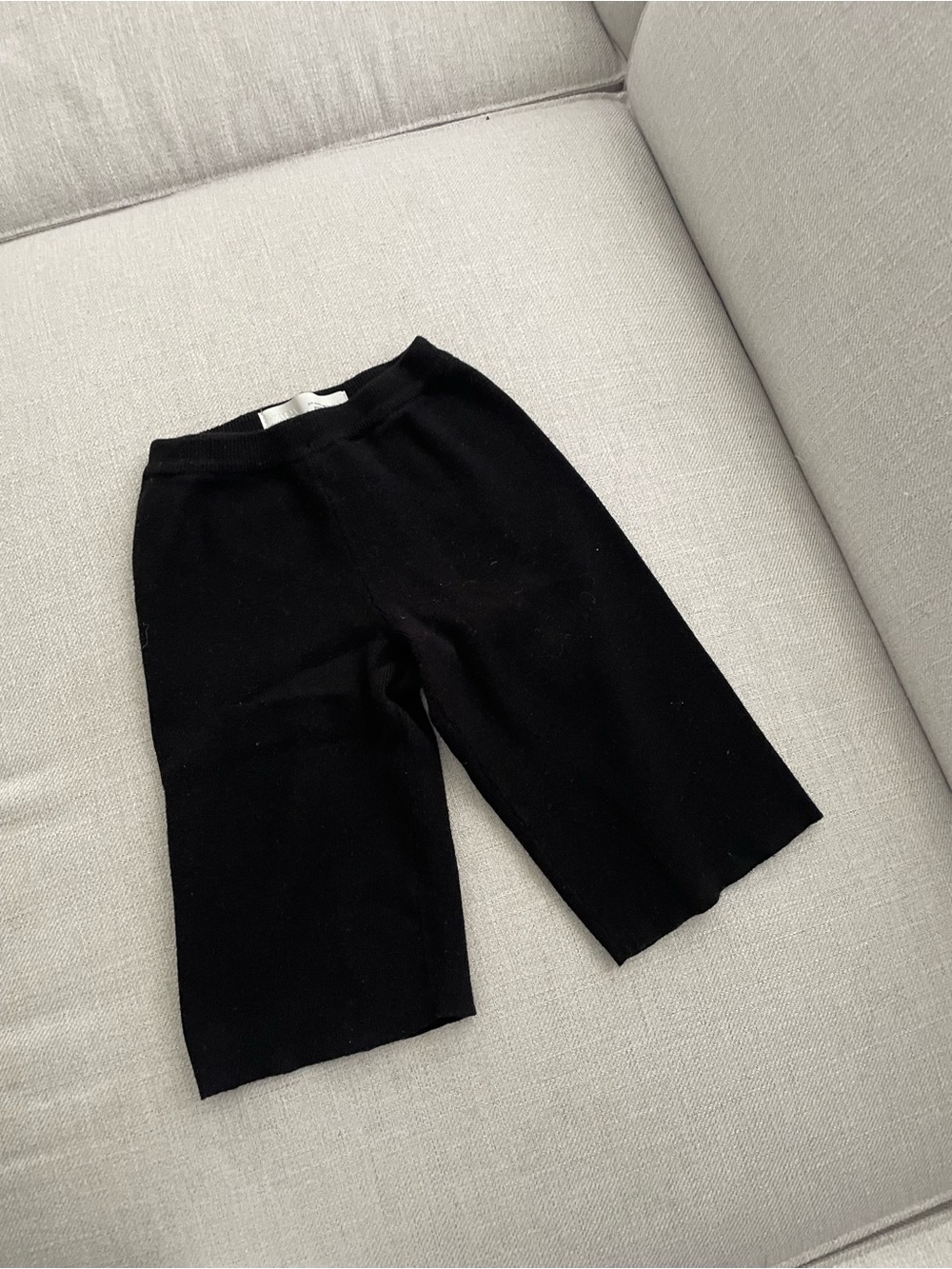 Zara baby black culotte pants